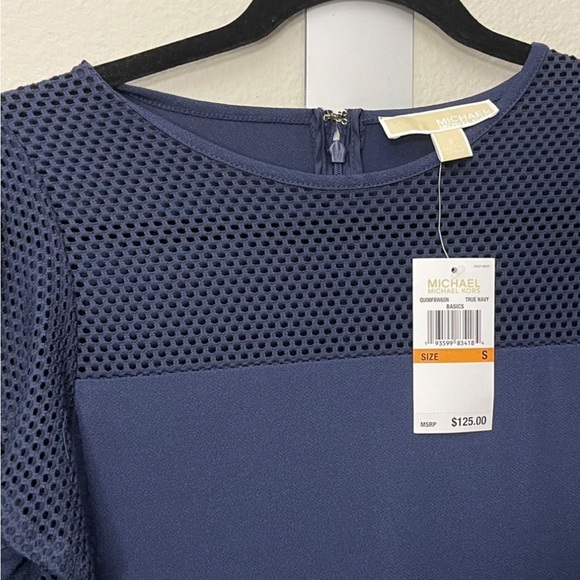 MICHAEL Michael Kors Blue Jumpsuit Streamlined Fit - Picture 5 of 5